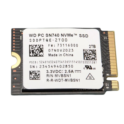 Western Digital PC SN740 1TB/2TB NVMe™ SSD 2230