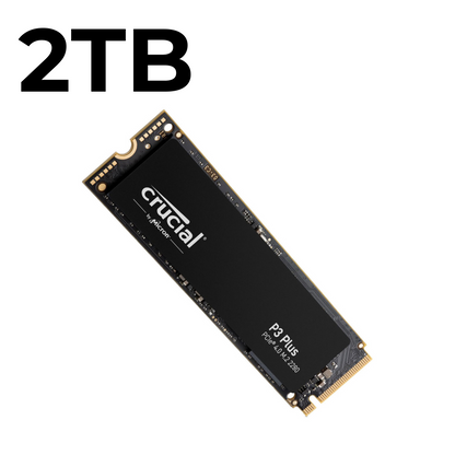 Crucial P3 Plus NVMe SSD 1TB/ 2TB/ 4TB