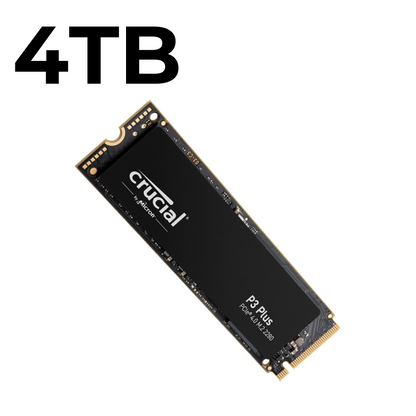 Crucial P3 Plus NVMe SSD 1TB/ 2TB/ 4TB