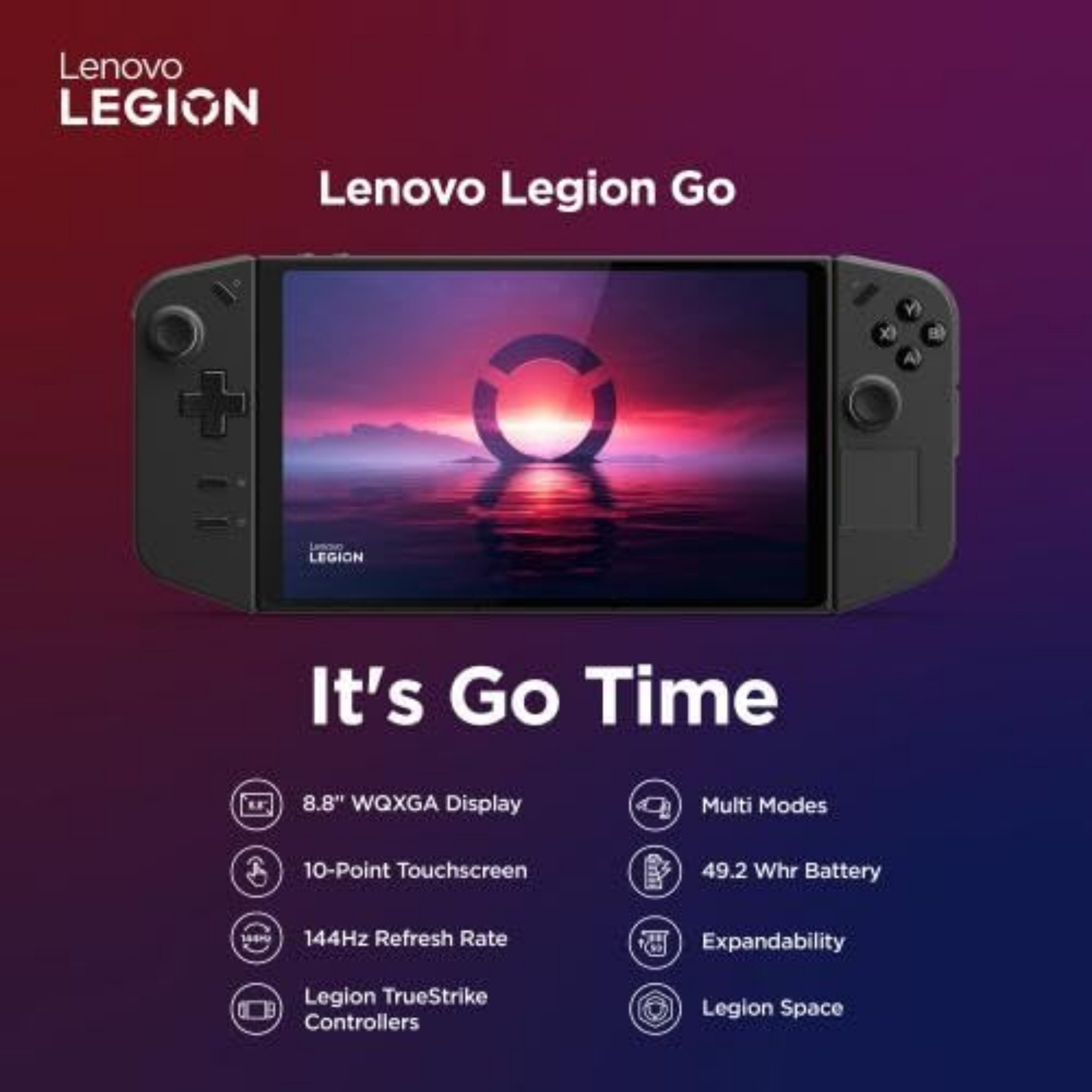 Lenovo Legion Go Handheld Touchscreen Gaming PC