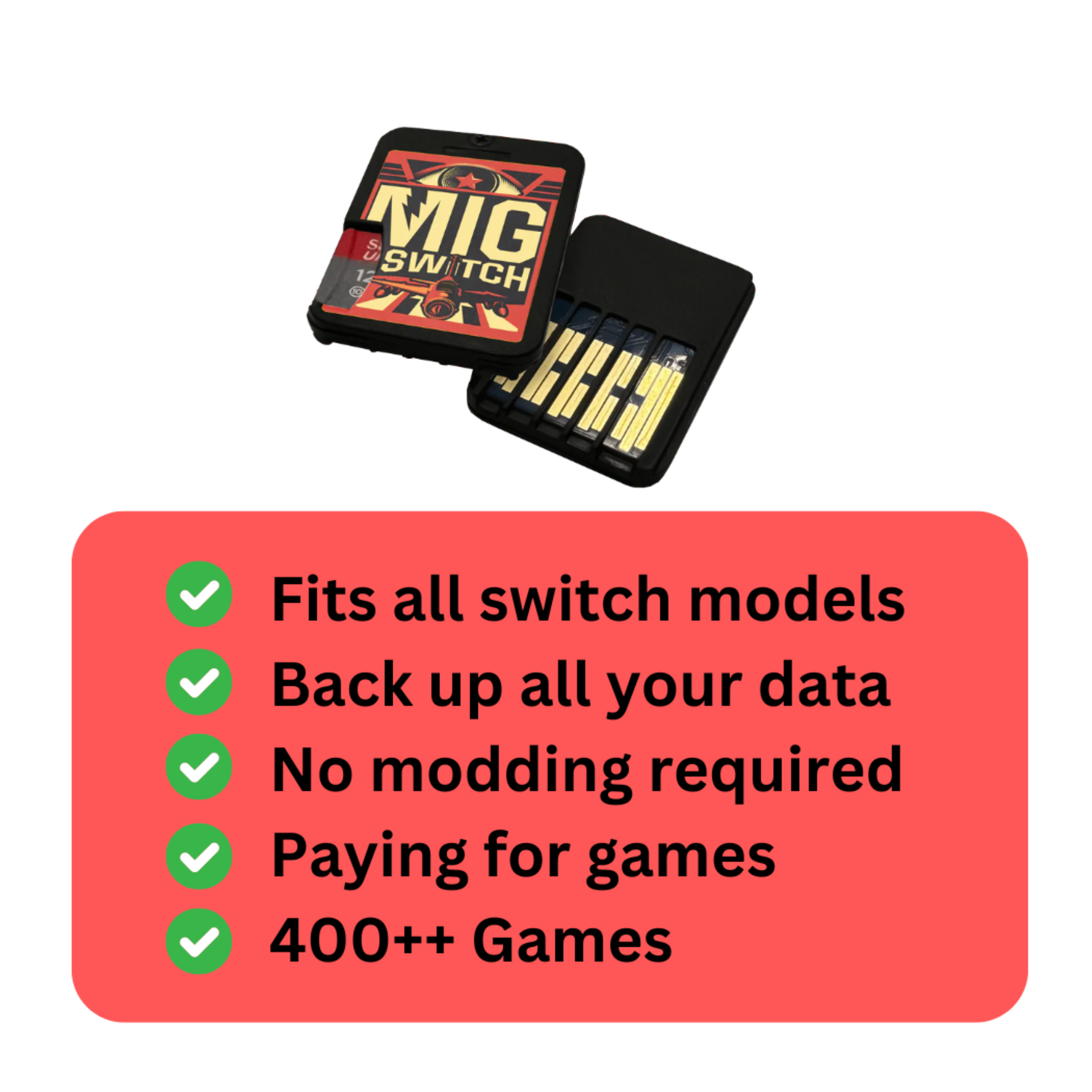 MIG Switch Flash Card for Nintendo Switch
