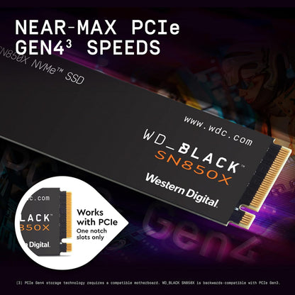 Western Digital WD Black SN850X 1TB/ 2TB NVMe™